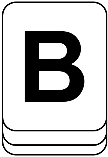 B